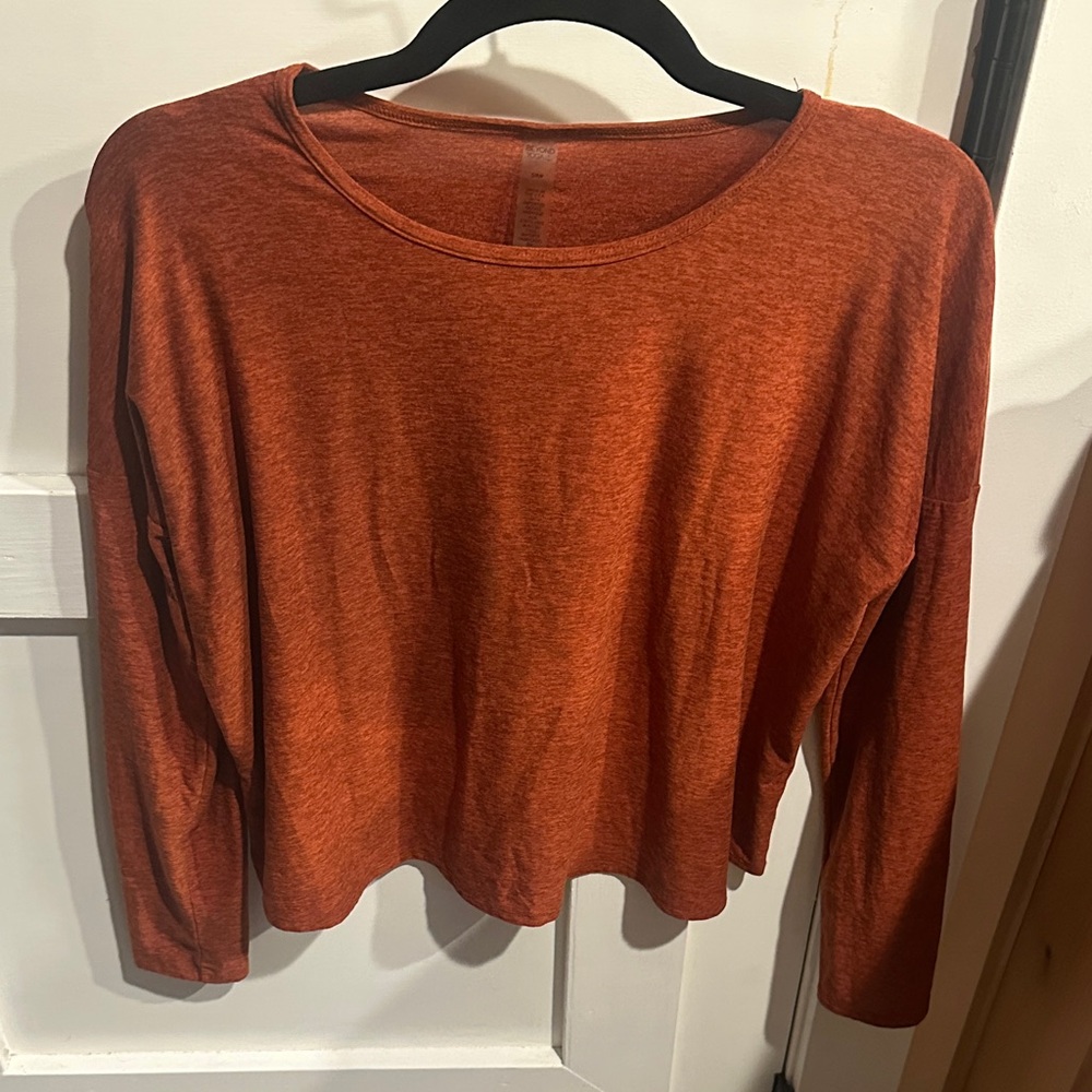 Beyond Yoga Orange Long Sleeve Top